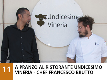 11 - A pranzo al ristorante Undicesimo Vineria - chef Francesco Brutto